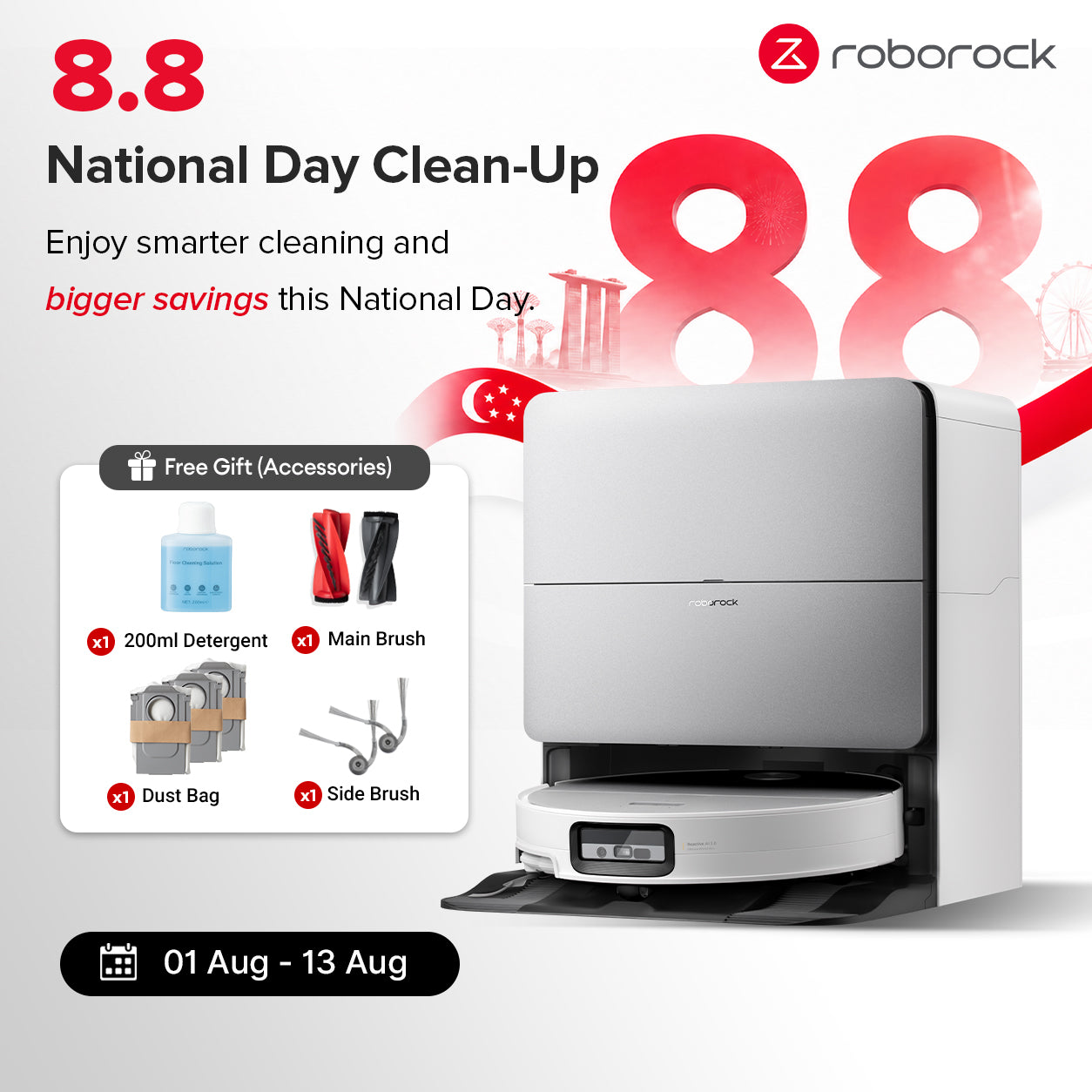 Roborock Saros 20 Sonic – Roborock Singapore