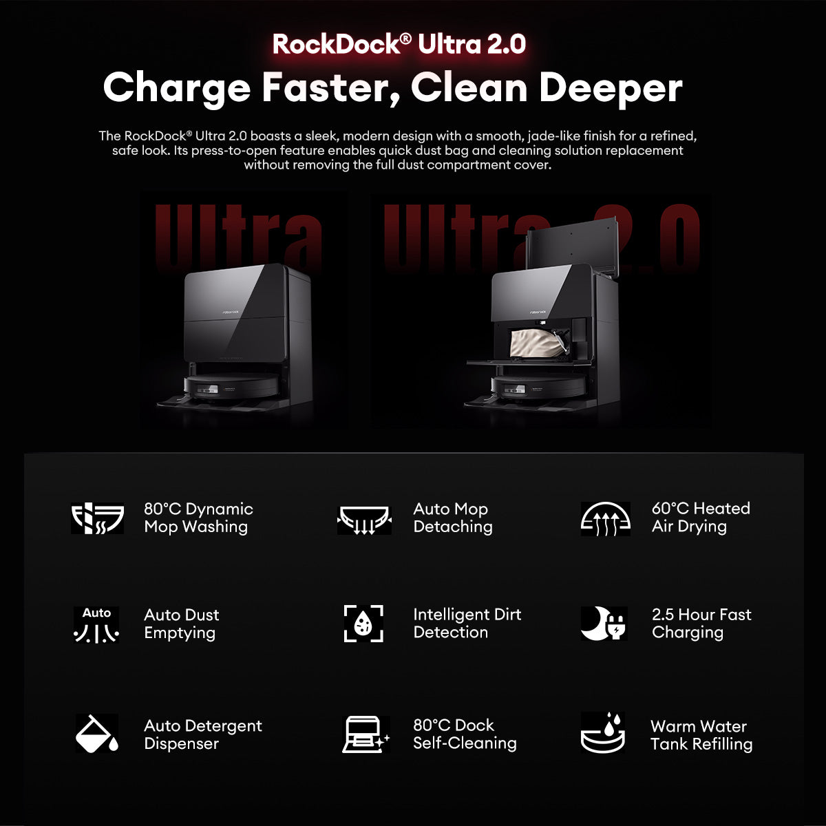 Roborock Saros 10 Refill & Drainage