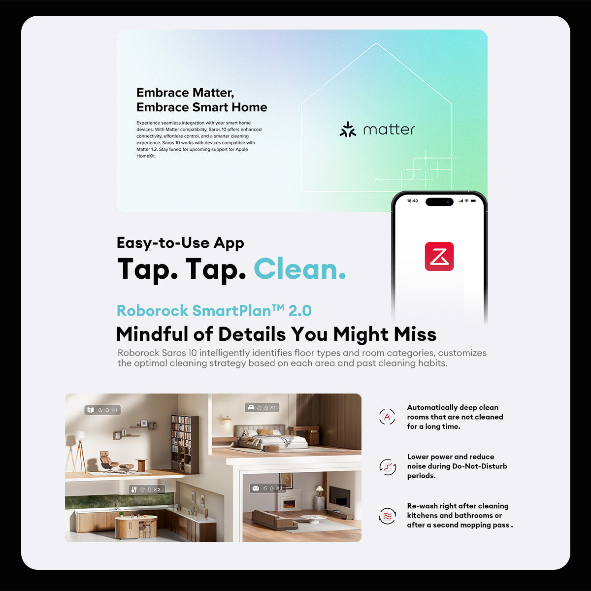 Roborock Saros 10 Refill & Drainage