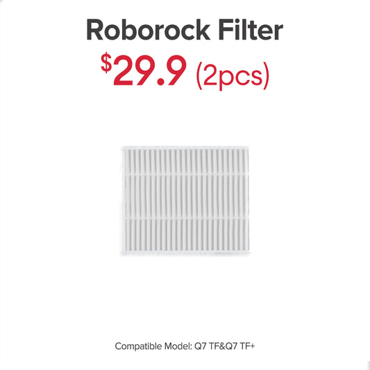 Filter for Roborock Q7 TF&Q7 TF+