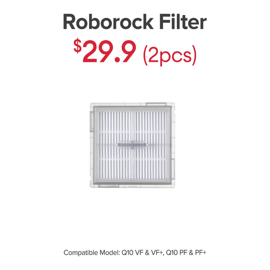 Filter for Roborock Q10 PF+, Q10 PF, Q10 VF+, Q10 VF