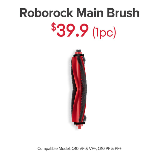 Main Brush for Roborock Q10 VF, Q10 VF+, Q10 PF, Q10 PF+