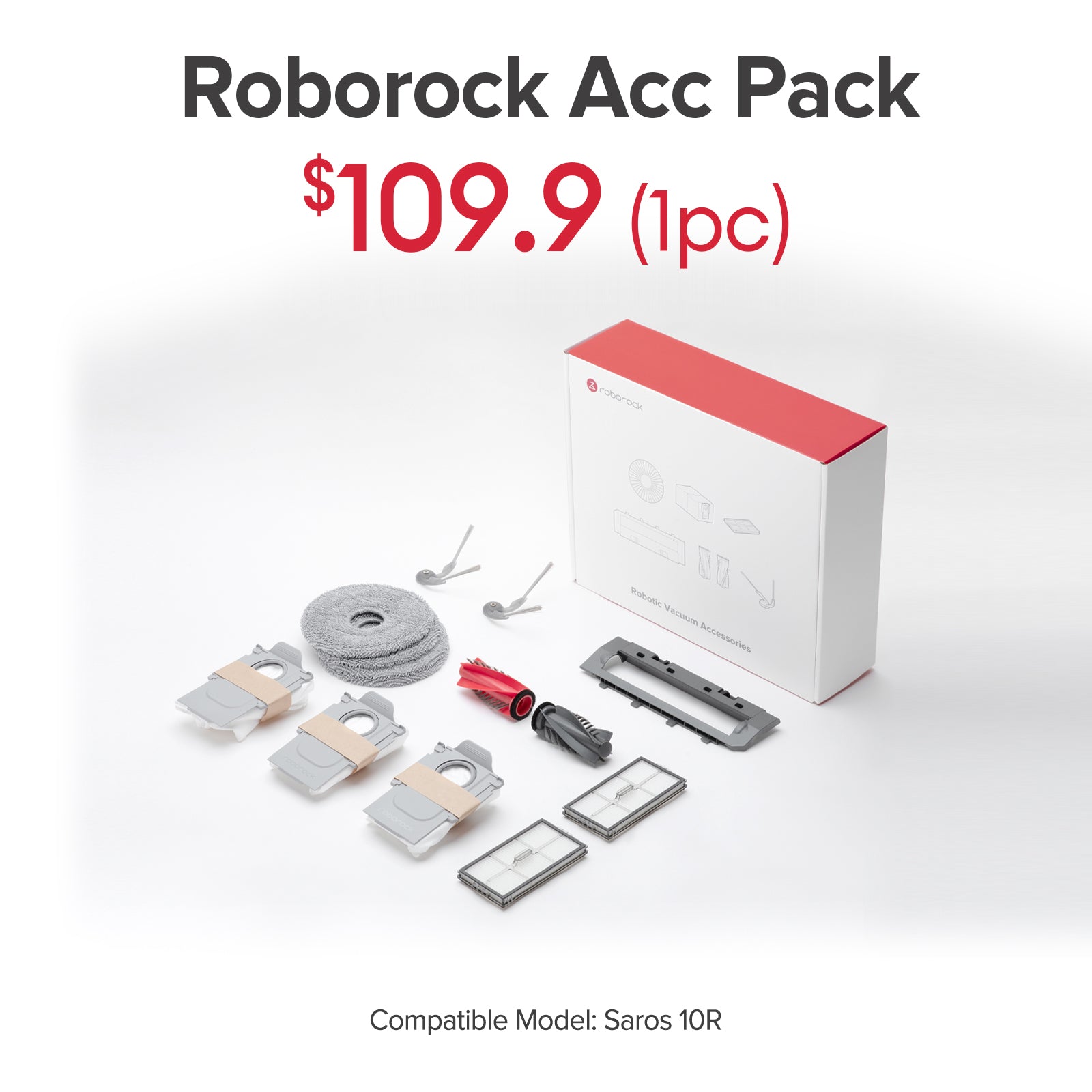 Roborock Accessories Pack for Saros 10R