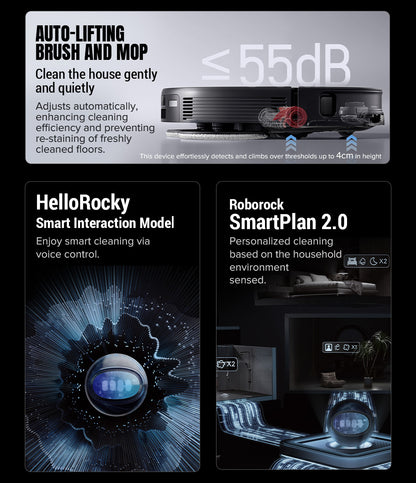 Roborock Saros 10R Robot Vacuum Black