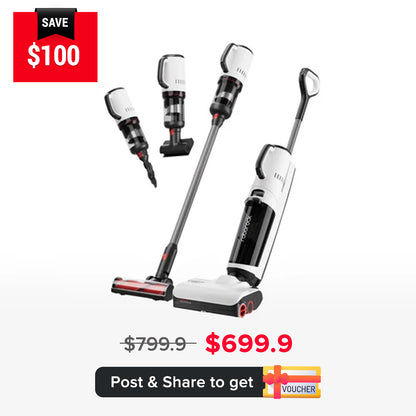 Roborock Dyad Pro Combo Wet&Dry Cordless Vacuum Cleaner | Floor Wash & Vacuum Carpets & Furnitures | Self Clean&Dry