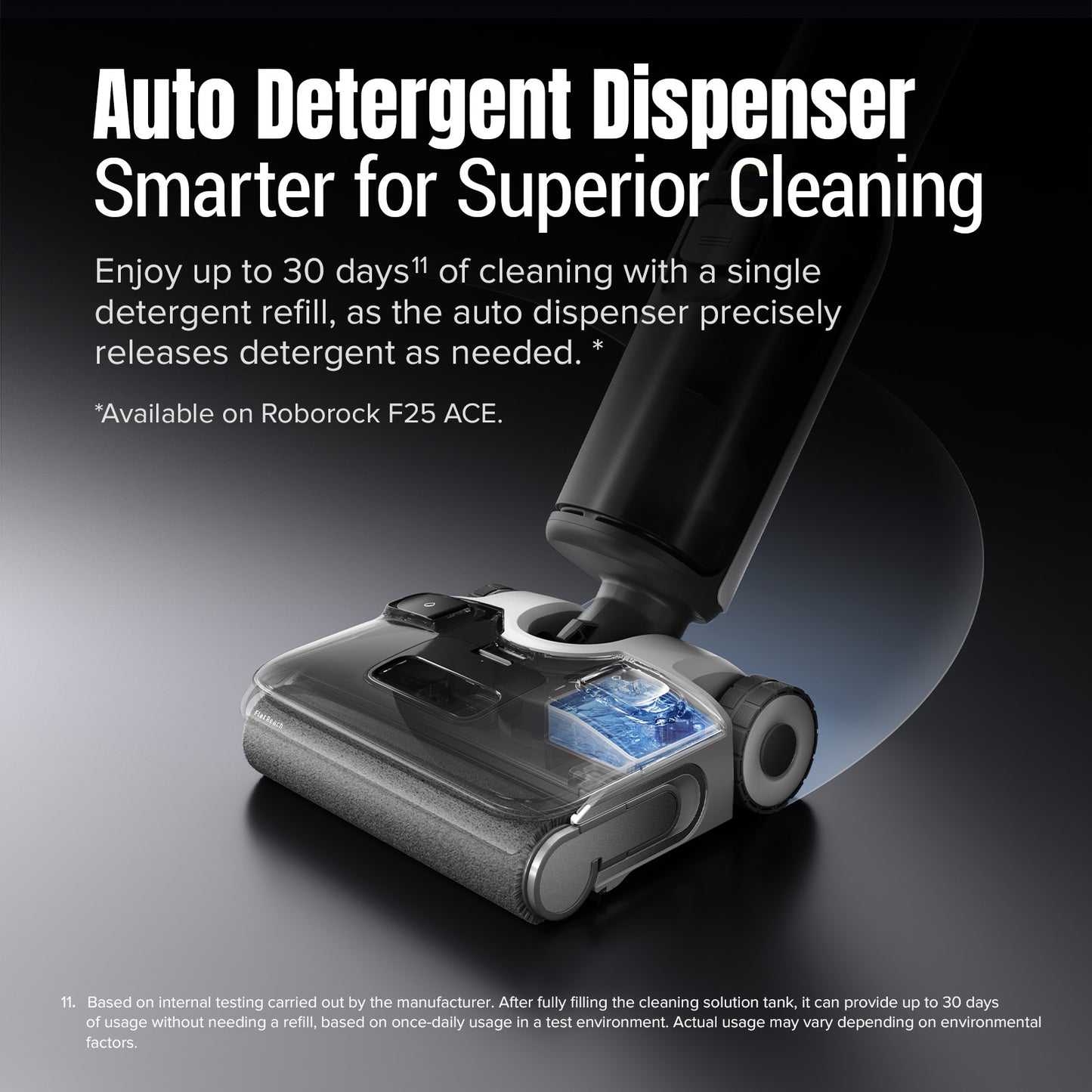Roborock F25 ACE Wet & Dry Robot Vacuum Cleaner Black