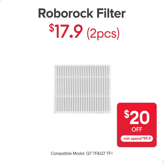 Filter for Roborock Q7 TF&Q7 TF+