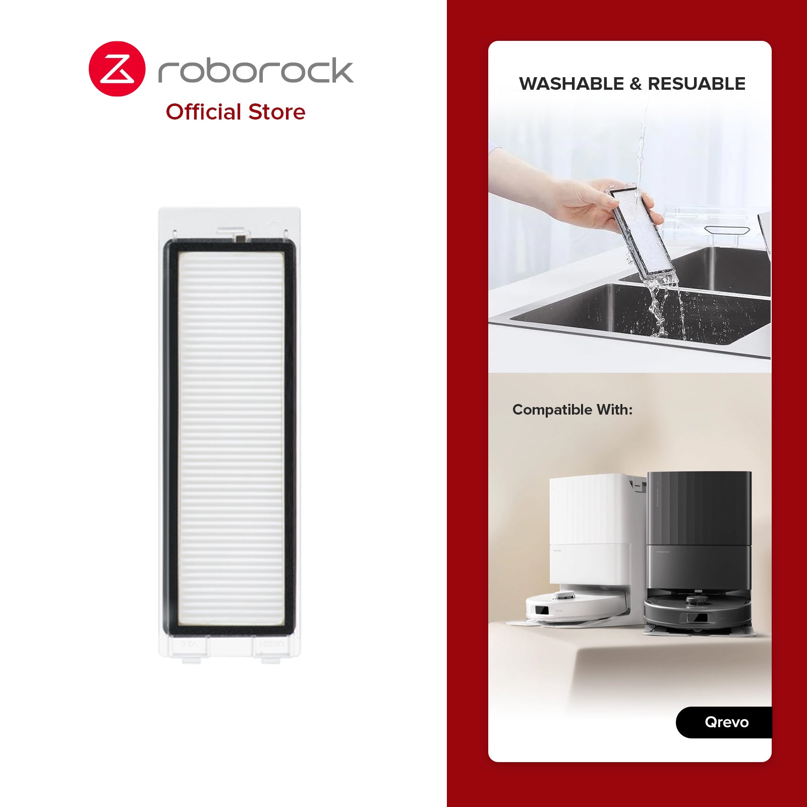 Filter for Roborock Qrevo