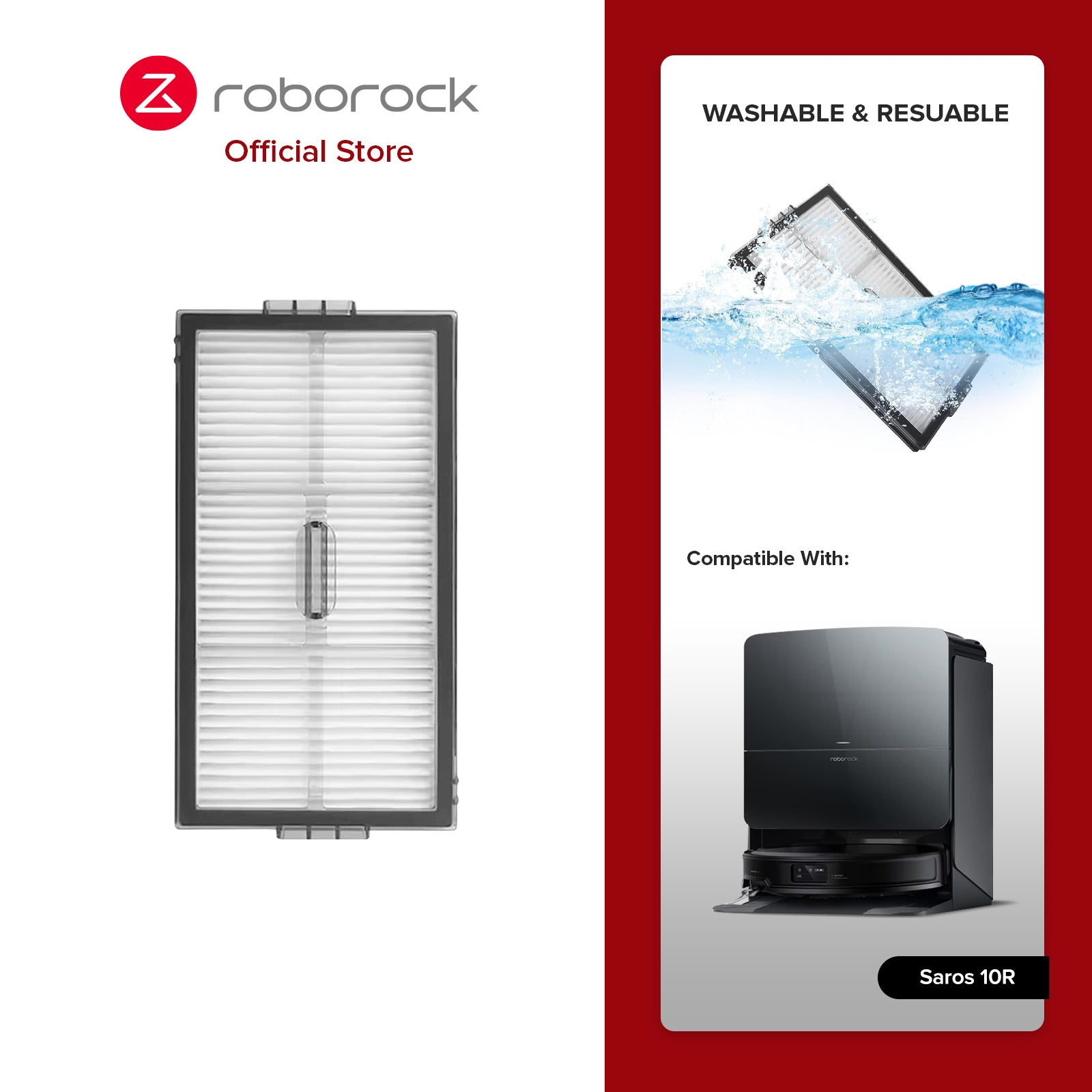 Filter for Roborock Saros 10R