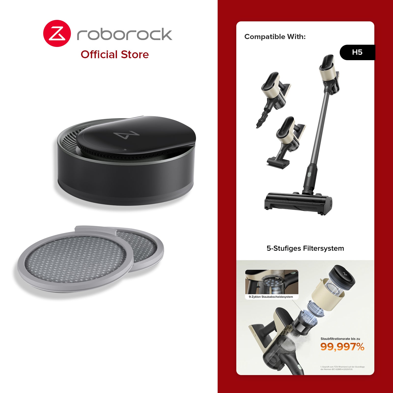 Filter for Roborock H5
