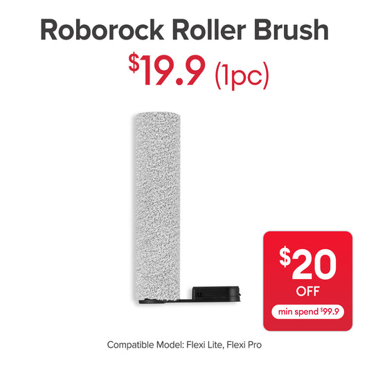 Roller Brush for Roborock Flexi Lite, Flexi Pro