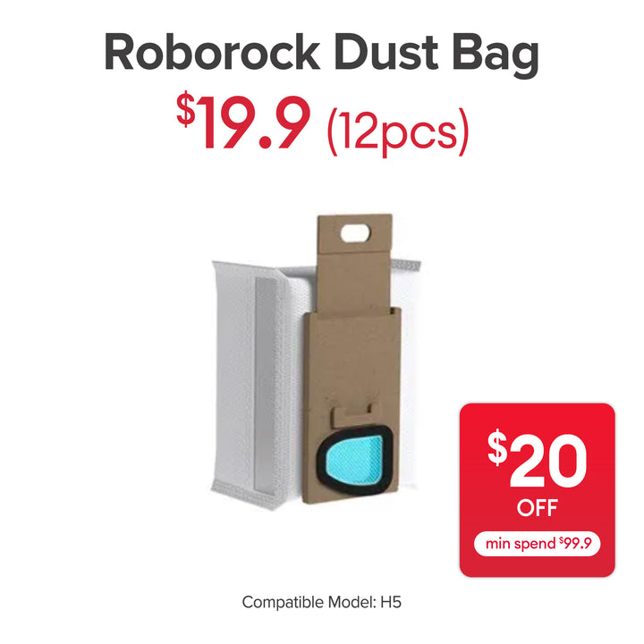 Dust Bag for Roborock H5 Cordless Vacuum Cleaner