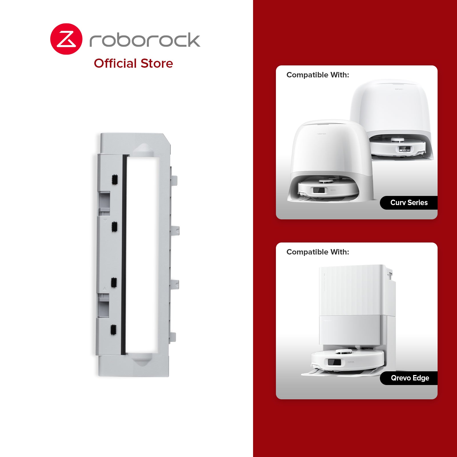 Main Brush Cover for Roborock Qrevo Curv Series, Qrevo Edge