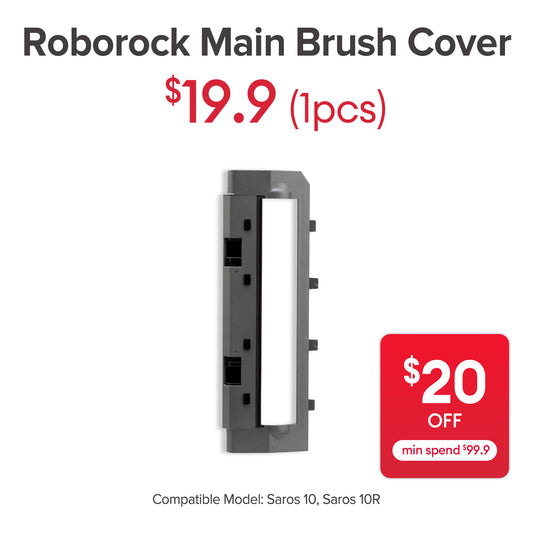 Main Brush Cover for Roborock Saros 10R / Saros 10