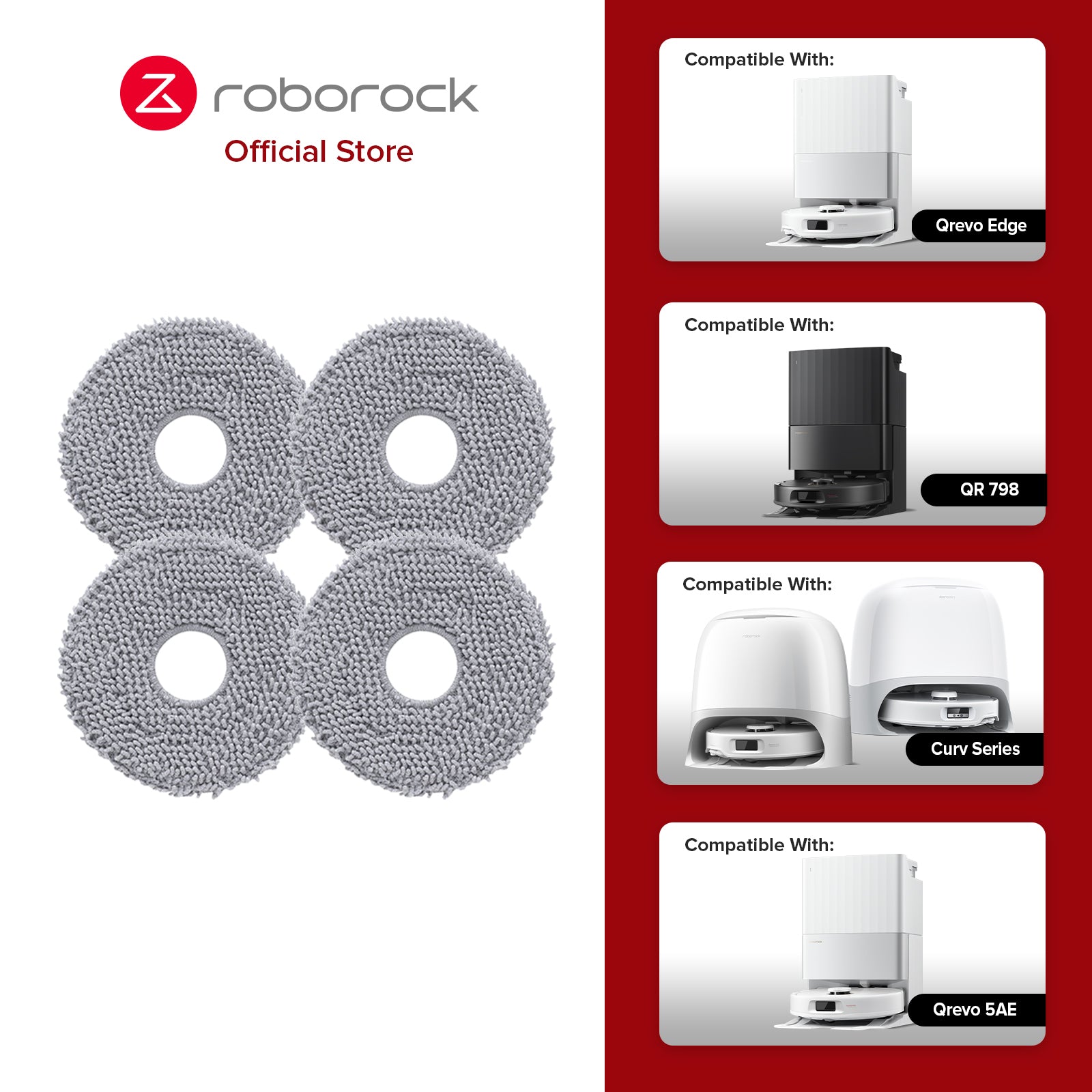 Mop Cloth for Roborock Qrevo Series