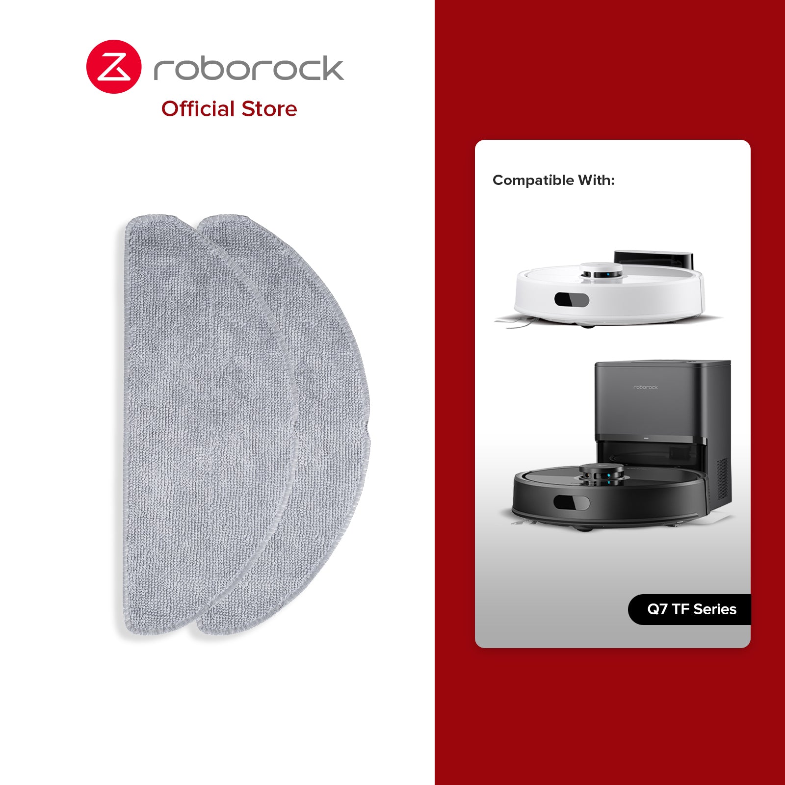 Mop Cloth for Roborock Q7 TF, Q7 TF+