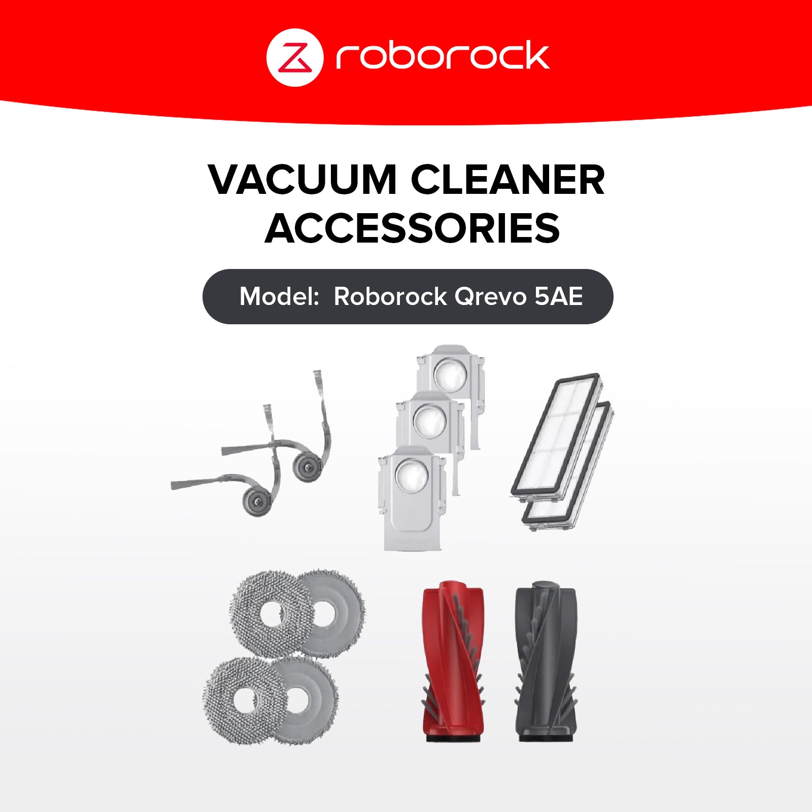 Roborock Qrevo 5AE Robot Vacuum Cleaner Accessories