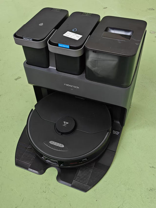 Certified Refurbished Roborock S7 MaxV Ultra Robot Vacuum and Mop, Auto Mop Washing, Self-Emptying, Self-Refilling, ReactiveAI 2.0 Obstacle Avoidance, 5100Pa Suction,(Warranty：3 months)