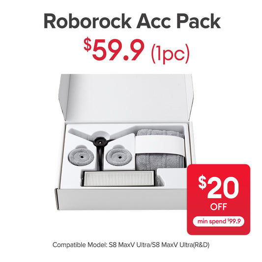 Roborock Accessories Pack for S8 MaxV Ultra/S8 MaxV Ultra(R&D)
