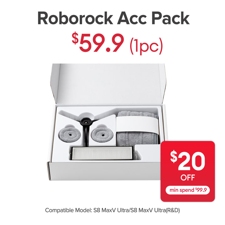 Roborock Accessories Pack for S8 MaxV Ultra/S8 MaxV Ultra(R&D)