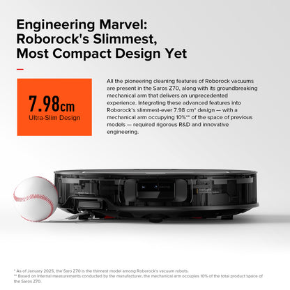 New Launch Pre Order Roborock Saros Z70 | Industry-1st Omni Grip&AdaptiLift Chassis