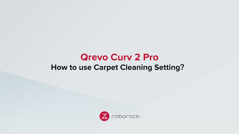 Carpet cleaning settings