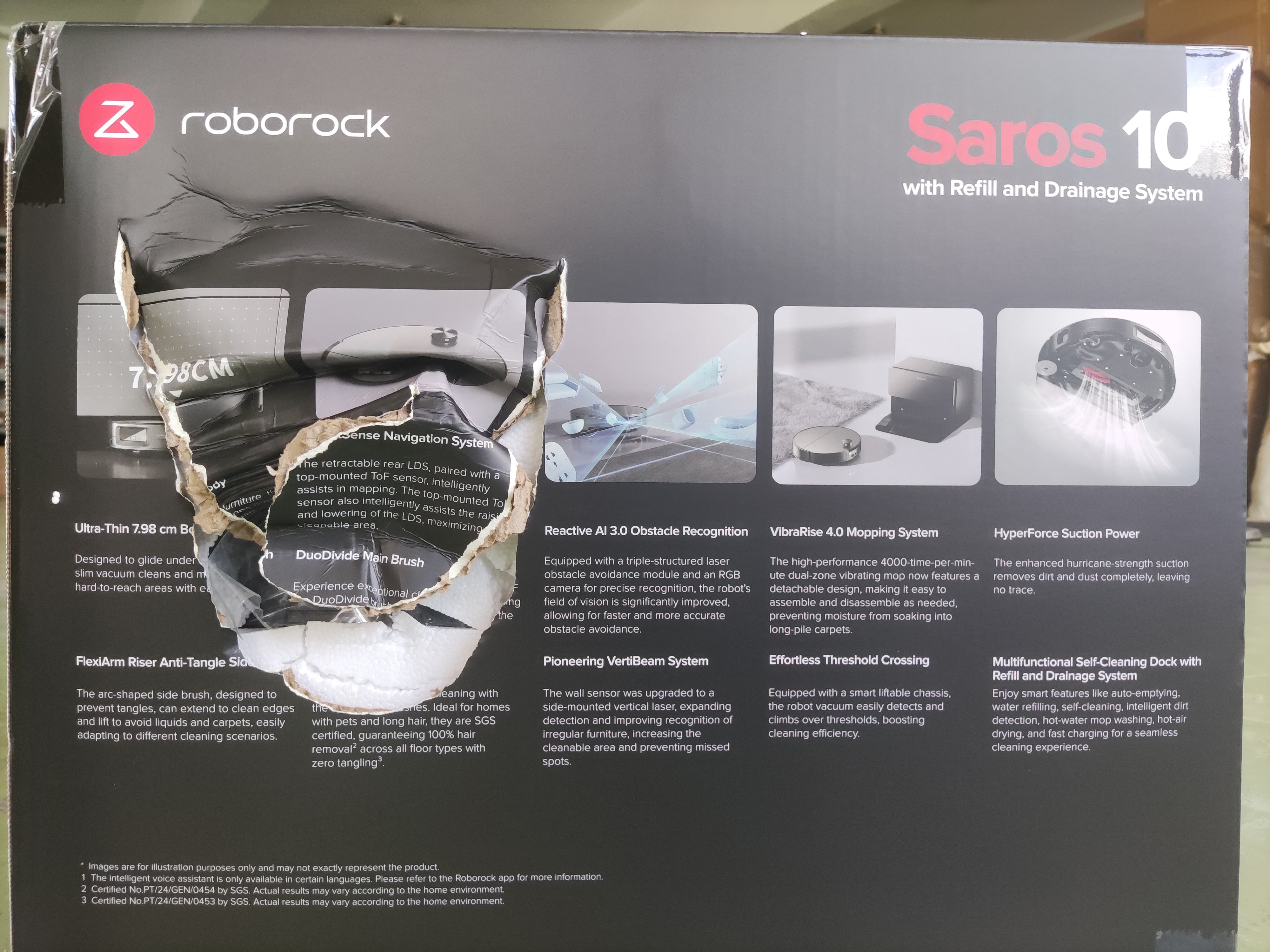 Roborock Saros 10 Refill & Drainage - Certified Refurbished