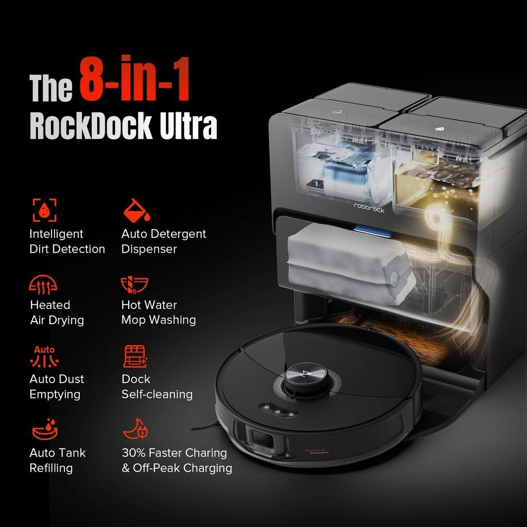 10.23 Auction Roborock S8 MaxV Ultra - Demo set