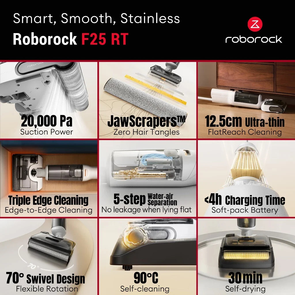 【Ready Stock】Roborock F25 RT Wet & Dry
