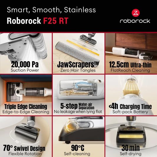 【Ready Stock】Roborock F25 RT Wet & Dry